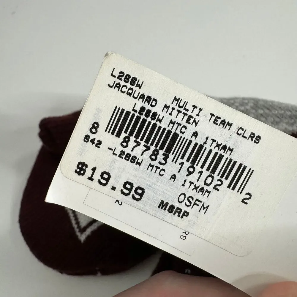 NWT ADIDAS TEXAS A&M Aggies Women's Gloves One Size